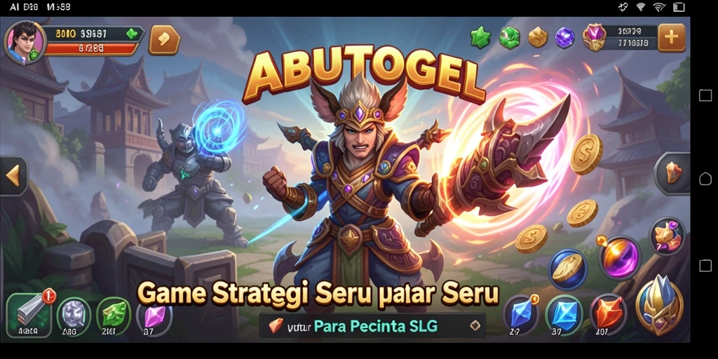 Tampilan gameplay SLG yang seru dan mendebarkan di ABUTOGEL.