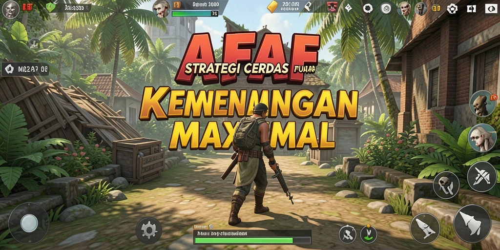 Tampilan gameplay AFAF dengan strategi menakjubkan dan karakter unik.