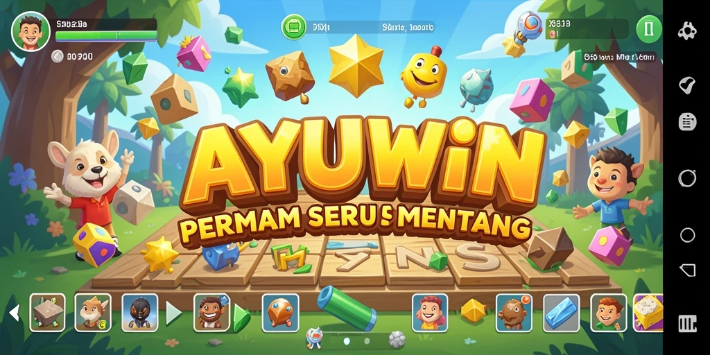 Tampilan gameplay AYUWIN yang menantang dan kreatif.
