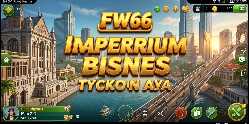 Screenshot gameplay FW66 yang menampilkan elemen manajemen bisnis.