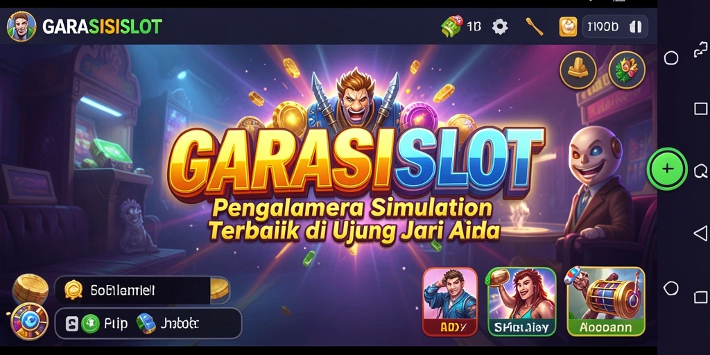 Tampilan gameplay GARASISLOT yang menarik dan penuh warna.