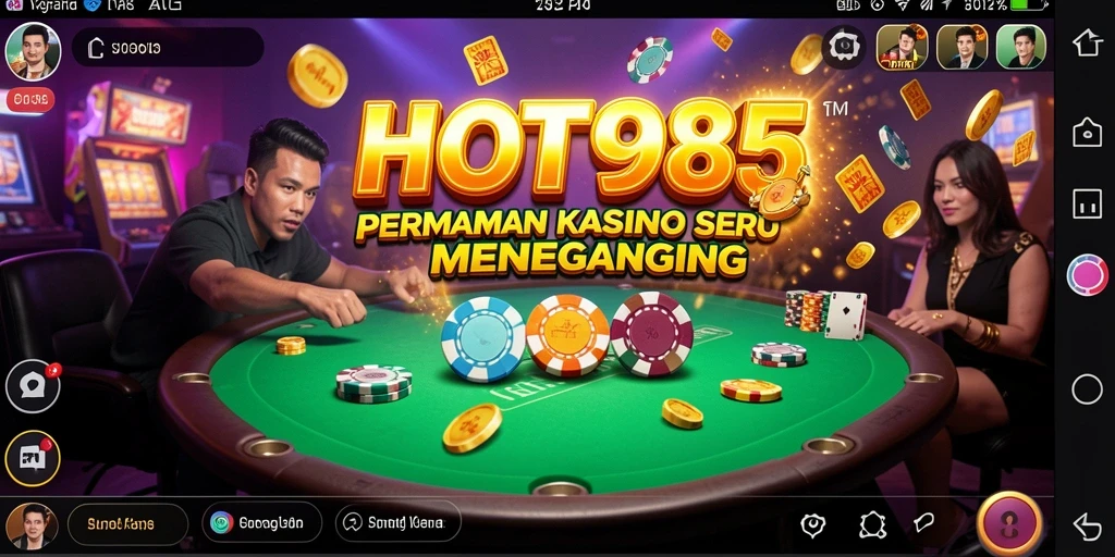 Tampilan menarik dari gameplay HOT985 yang memikat para pemain Kasino.