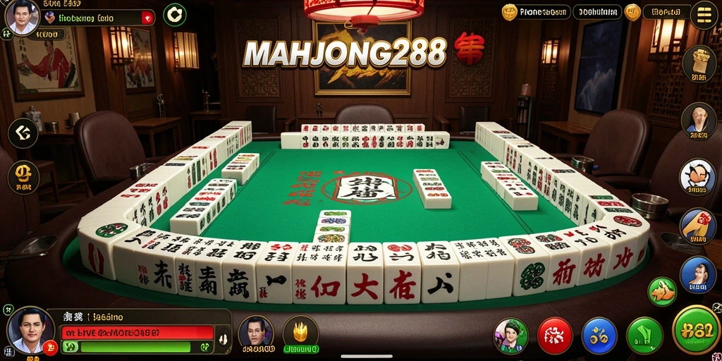 Tampilan menarik dari game Live Casino MAHJONG288 dengan dealer profesional.