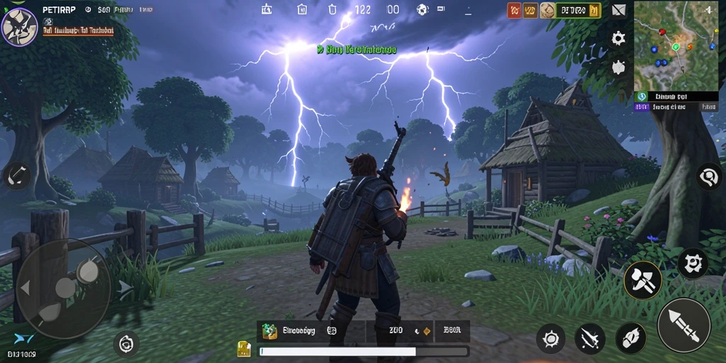 Tampilan gameplay Open World PETIRRP yang menakjubkan.
