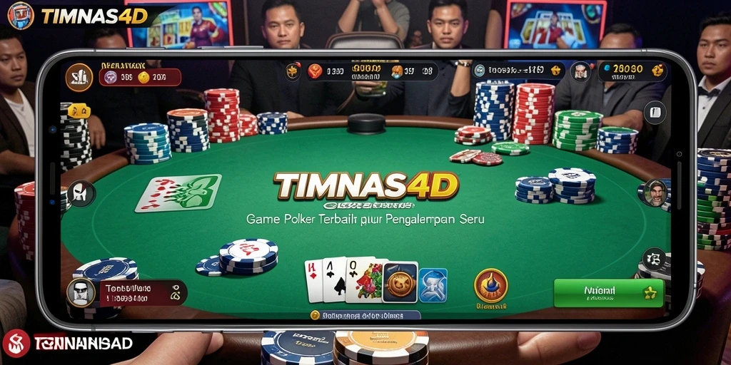 Gameplay seru TIMNAS4D dalam aksi poker yang menantang.