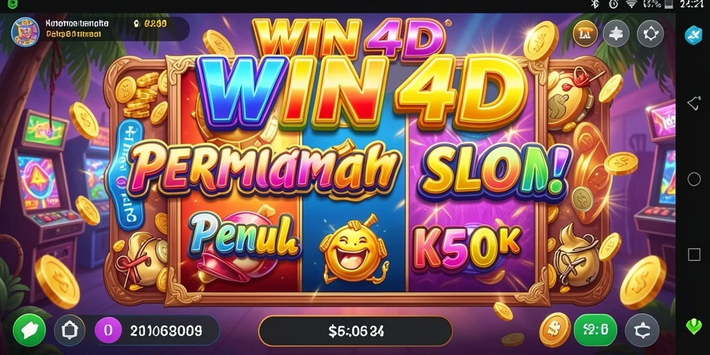 Screenshot gameplay WIN4D yang menampilkan pengalaman permainan slot yang seru.