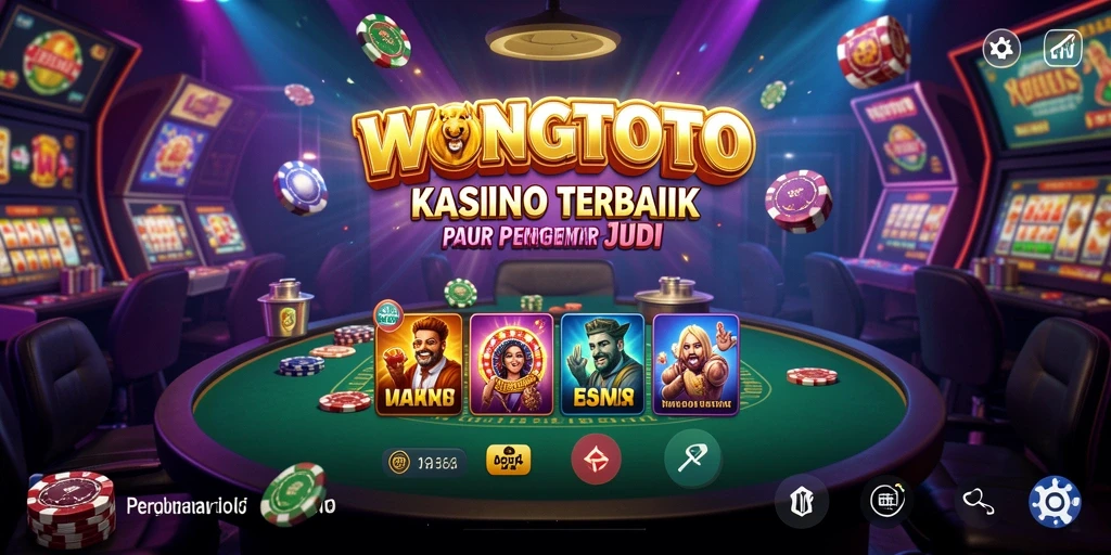Screenshot gameplay WONGTOTO menampilkan suasana Kasino yang mengasyikkan.